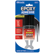 5.6g  0.2 Oz. Quick Setting Epoxy Glue w Syringe Applicator