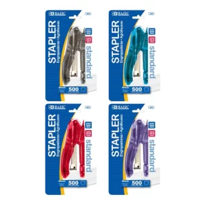 Standard Stapler Transparent (26/6) w/ 500 Ct. Staples