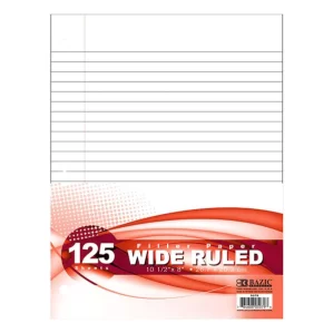 Filler Paper W/R 125 Ct.
