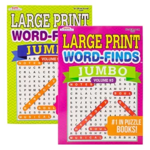 KAPPA Jumbo Large Print Word Finds Puzzle Book