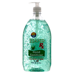HAND SANITIZER WITH PUMP 40Z ALOE&VITAMIN E #HAND RX