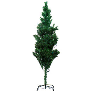 CHRISTMAS TREE-GREEN-6FT-450TIPS-W-MULTI-LIGHT-IRON-STAND