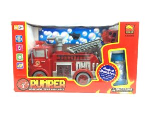 Bump-N-Go Bubble Fire Engine w/ Lights & Sound
