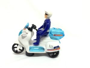 Bump-N-Go Police Motorcycle w/ Sound & Lights