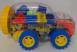 SUPER SPEED POWER VEHICLE WITH BLOCKS