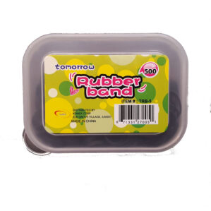 BLACK RUBBER BAND 500CT