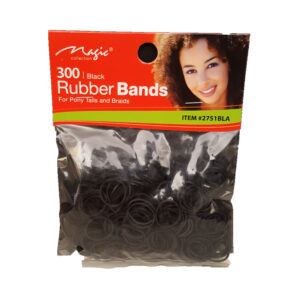 BLACK RUBBER BAND 300CT