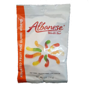 GUMMI WORMS 5OZ