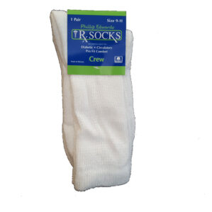 DIABETIC SOCKS 9-11 WHITE