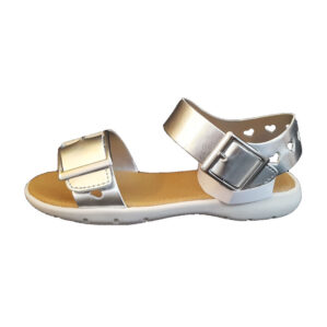 GIRLS SLIVER SANDALS W/VELCRO STRAPS