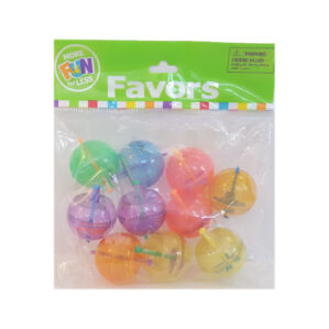 PARTY FAVOR SPINNING TOPS 10PC