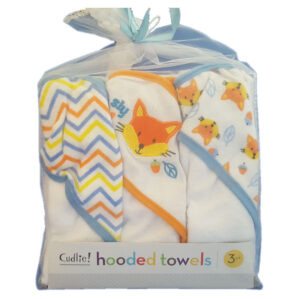 HOODED TOWEL 3PK