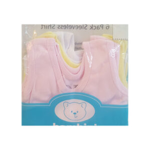 BAMBINI NEWBORN BABY VEST 6PK