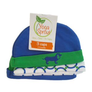 YOYA SPROUT BABY CAPS 3PK