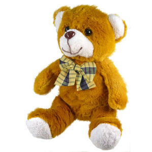 Plush Bears w/ Plaid Bow - Image 2