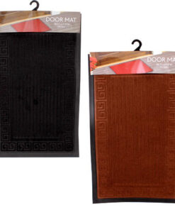 Door Mat w Scroll Design - 29.25 in L, Astd.