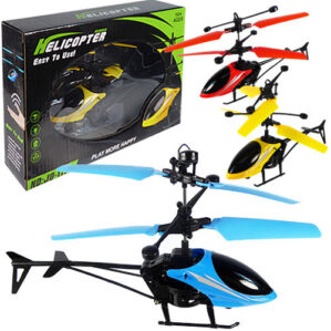 Flying Hovering Helicopter