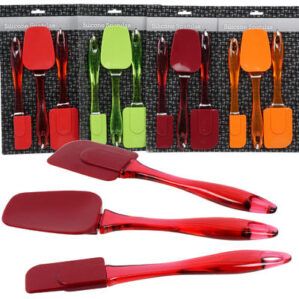 Silicone Spatula 3-pack - Asst