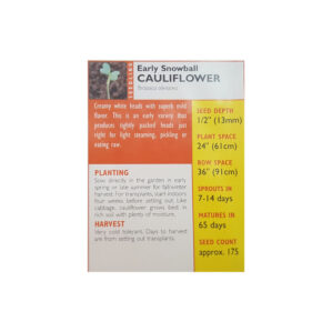 EARLY SNOWBALL CAULIFLOWER - Image 2