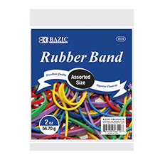 Colors Rubber Bands Assorted Sizes and  2oz. 56.70 g