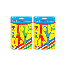 5 1/2" Kid's Safety Scissors (2 Pack)
