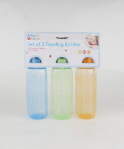 Baby Bottle w/ Silicone Nipple 3/pack 8oz