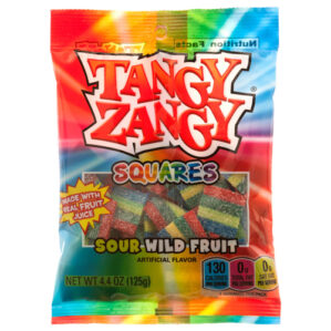TANGY ZANGY SQUARES WILD FRUIT 4 OZ
