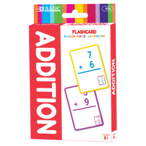 Addition Flash Cards for 6+
