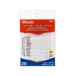 Hot Melt Glue Sticks 20ct 100mmx7mm  mini size