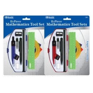11 Pcs. Math Tool Sets--GEOMETRY SET