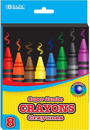 Super Jumbo Crayons 8ct