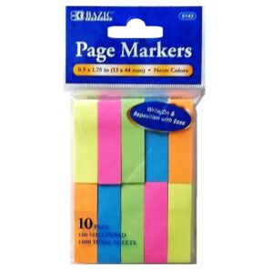Page Markers 1000Ct. 0.5" X 1.75"