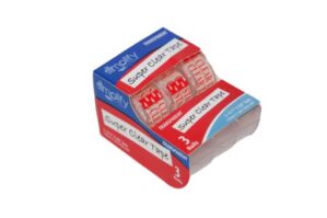 SUPER CLEAR TAPE 3 ROLLS 3X 0.71"X300" ROLLS