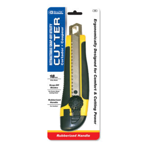 CUTTER RETRACTABLE SNAP OFF UTILITY KNIFE