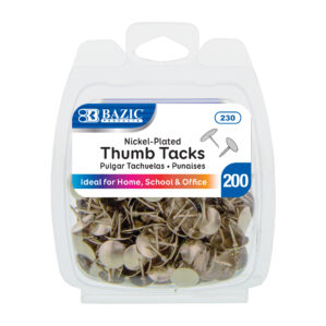 THUMB TACKS (Nickel-plated)