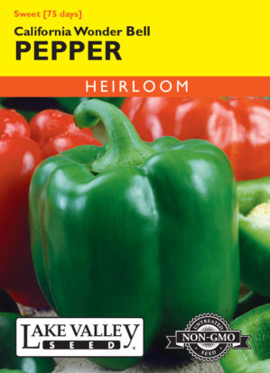 Pepper Sweet California Wonder Green Bell (seeds)
