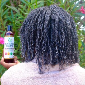 Glow H&B Essentials African Black Soap Shampoo - Image 3