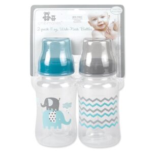 WIDE NECK BABY BOTTLES 2PK 11OZ