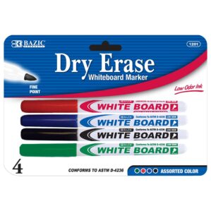 DRY ERASE MARKER ASST COLO