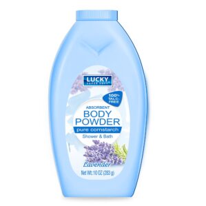 BODY POWDER PURE CORNSTARCH LAVENDER