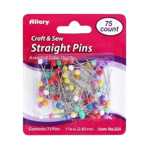 STRAIGHT PINS COLOR HEADS