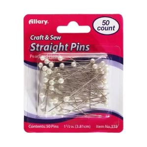 STRAIGHT PINS PEARLIZED