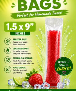 1.5X9 Ice-lolly Plastic bags 100/pk