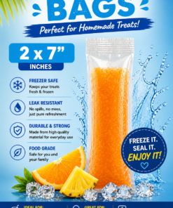 2X7 Ice-lolly Plastic bags 100/pk
