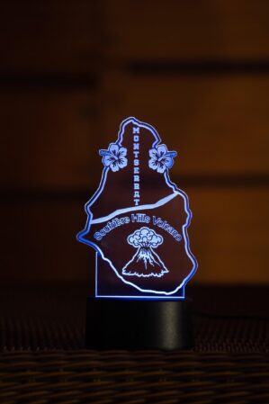 Montserrat Shaped Decor Lamp Souvenir (MULTIPLE COLORS)