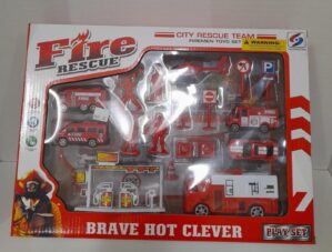 CITY RESCUE TEAM FIREMEN TOYS SET