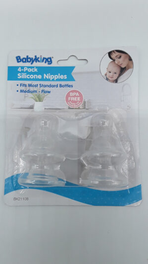 Nipples silicone 4pk  Babyking