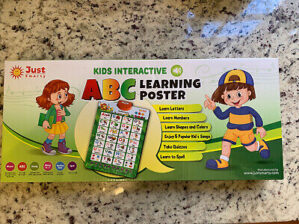 KIDS INTERACTIVE ABC LEARNING POSTER