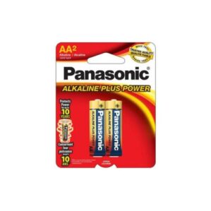 BATTERY-PANASONIC AA ALKALINE PLUS POWER