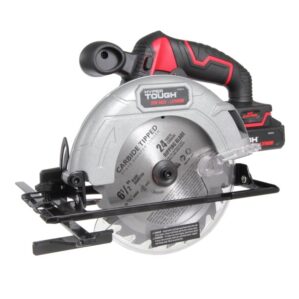 HyperTough 20V Lithium-ion 6-1/2 inch Circular Power Saw, Cordless